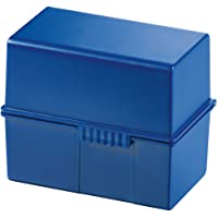 HAN - Tarjetero DIN A6 - color azul capacidad de 600 tarjetas